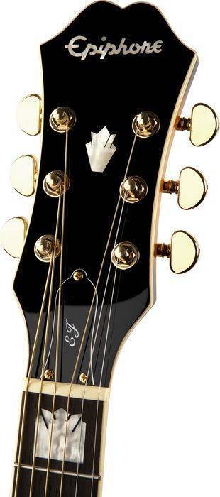 Epiphone J-200 EC Series Acoustic Electric Guitar (Ebony)