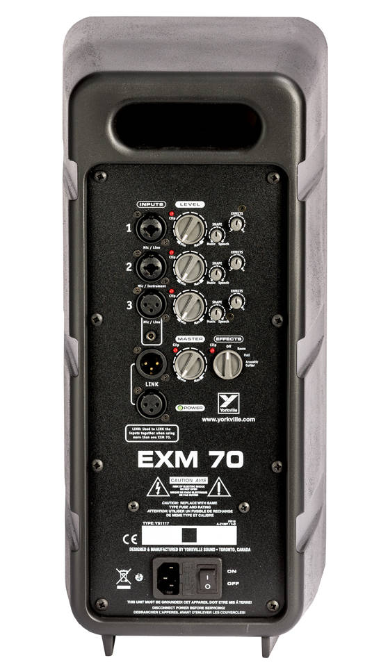 Yorkville EXM70 Excursion Mini 70 Watt Compact PA System - 6.5"