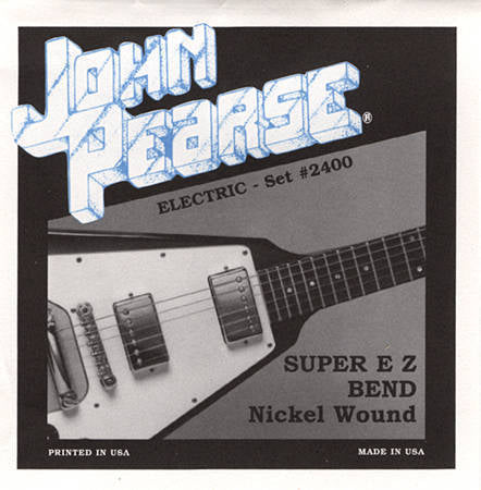 John Pearse 2400 Extra Light Electric Strings 9-42 - Red One Music
