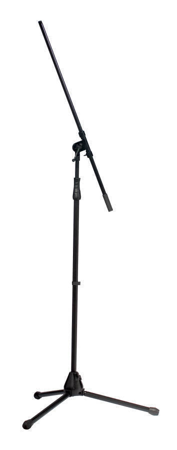 Yorkville MS-657B Deluxe Tripod Mic Stand with Boom - Black