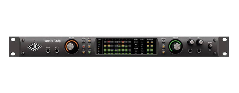 Interface audio Thunderbolt 3 montable en rack Universal Audio UA-APX8P avec traitement UAD en temps réel