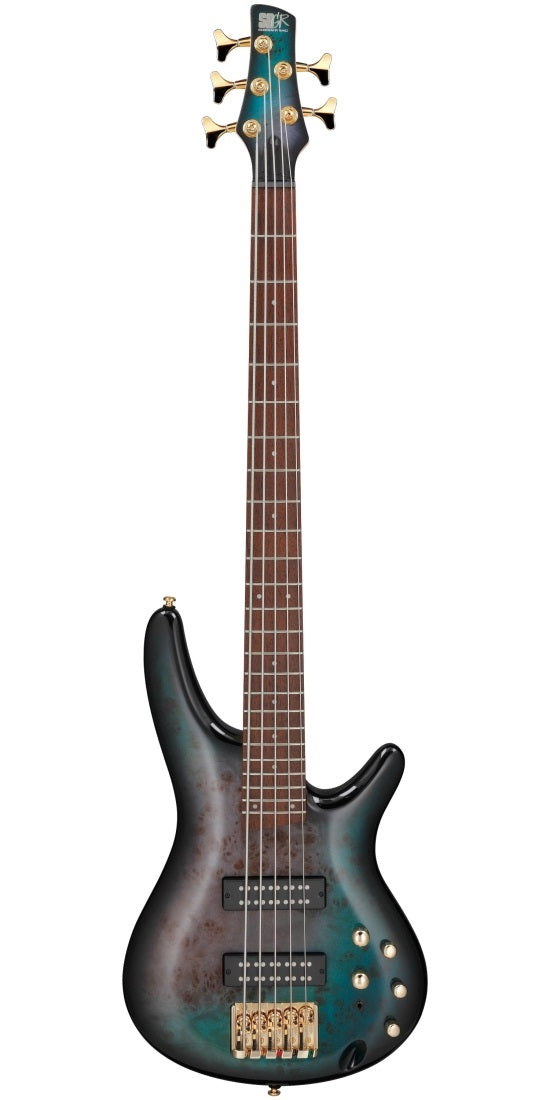 Ibanez SR405EPBDXTSU Standard 5-String Electric Bass (Tropical Seafloor Burst)