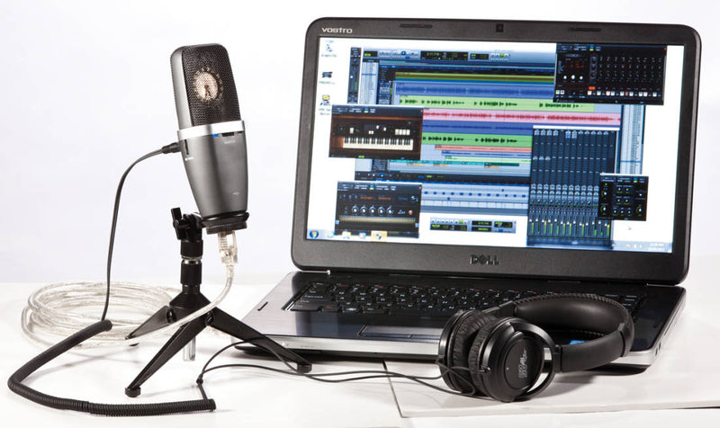Apex APEX555 USB Condenser Microphone with Active Monitoring