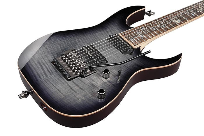 Ibanez RG8527BRE Guitare électrique 7 cordes avec étui rigide (Rutile noir)