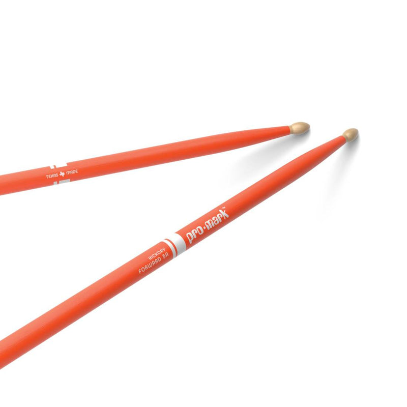 Pro-Mark TX5AW-ORANGE Classic Forward 5A Painted Hickory Drumsticks (Orange)