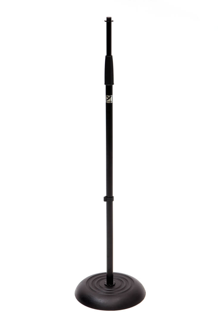 Yorkville MS-603B Black Straight Microphone Stand With Round Base