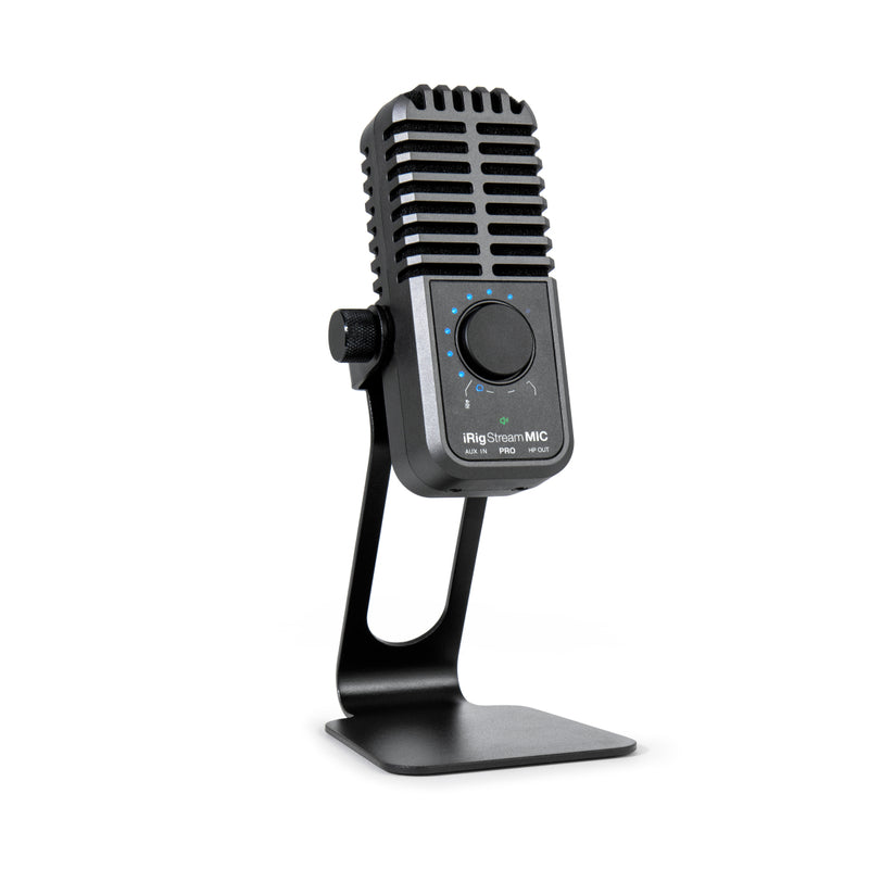 IK Multimedia iRig Stream Mic Pro Microphone compact multi-motifs