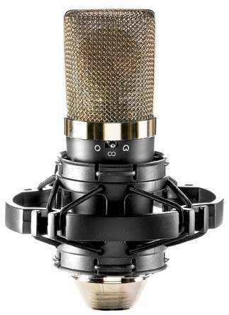Apex APEX415B Microphone d'enregistrement Fet multi-motifs - Noir/Chrome