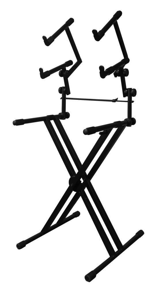 Yorkville IKS-90 Heavy Duty Deluxe Three Tier Keyboard Stand