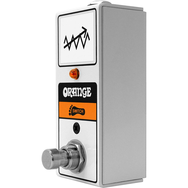 Mini-interrupteur au pied orange FS-1-MINI à bouton unique