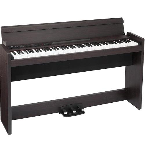 Korg LP380 Rosewood Black Digital Piano - Red One Music