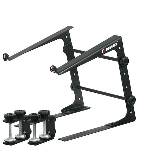 Odyssey LSTAND Laptop/Gear L Stand with Table/Case Clamps (Black)