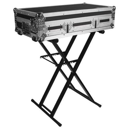 Odyssey LTBXS - Support en X noir robuste pour cercueils DJ et étuis de contrôleur