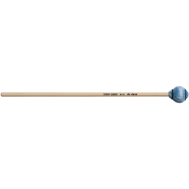 Vic Firth M31 Terry Gibbs Keyboard Mallet - Medium, Blue Cord