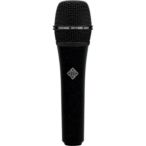Telefunken M80 Custom Handheld Supercardioid Dynamic Microphone (Black Body, Black Grille) - Red One Music