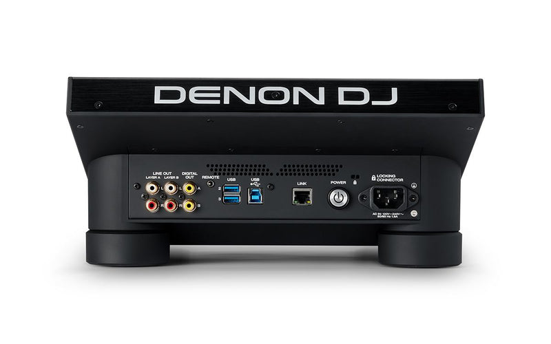 Denon DJ SC6000M Professional DJ Media Player with 8.5” Motorized Platter and 10.1” Touchscreen - Red One Music