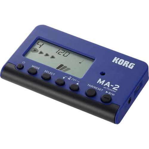 Korg MA2BLBK Digital Metronome (Black and Blue) - Red One Music
