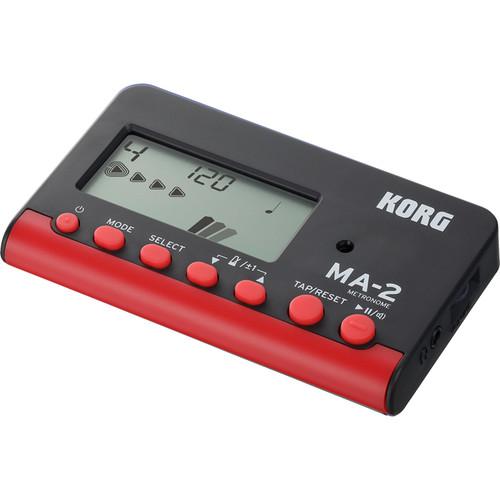 Korg MA2BKRD Black Digital Metronome (Red) - Red One Music