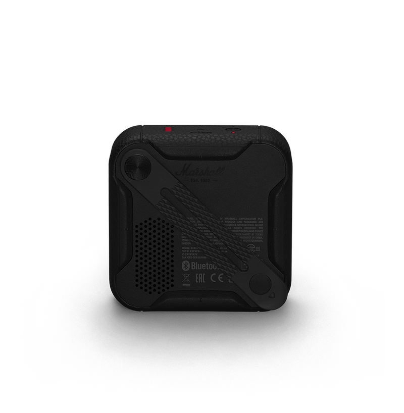 Haut-parleur Bluetooth portable Marshall WILLEN (noir et laiton)