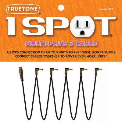 Câble Truetone VS-MC5 1 spot multiprise 5