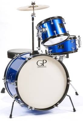 Granite Percussion GP-JR3BL 3-Piece Junior Drum Kit (Blue)