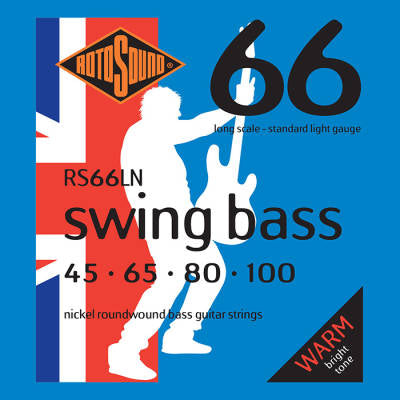Rotosound RS66LN Swing Bass Ensemble Nickel Clair 45-100