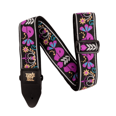 Ernie Ball 5331EB Jacquard Strap - Purple Bird Lupin