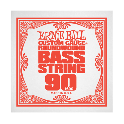 Ernie Ball 1690EB .090 Single Nickel Wound Electric Bass String