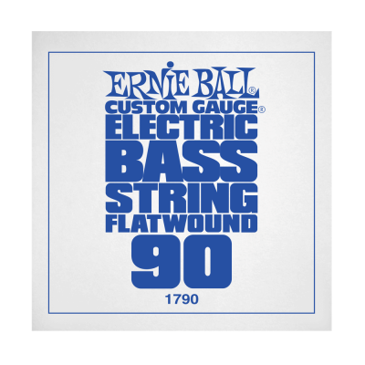 Ernie Ball 1790EB .090 Corde simple pour basse électrique à bobinage plat