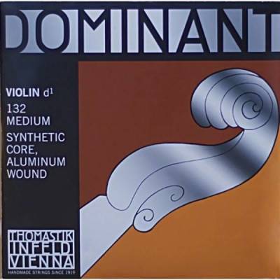 Thomastik Dominant 132AST Single Violin D String 4/4 - Heavy Tension