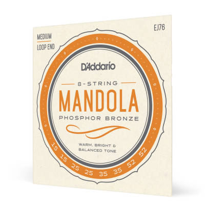 D'Addario EJ76 Phosphor Bronze Mandola Strings Medium