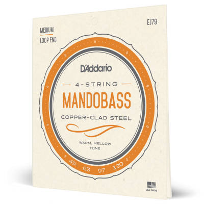 D'Addario EJ79 Copper Mandobass Strings 49-130