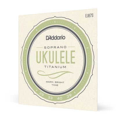 D'Addario EJ87S Soprano Ukulele Titanium String Set