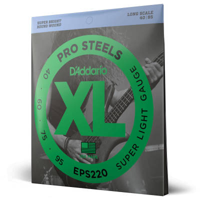 D'Addario EPS220 Pro Steels Electric Bass Super Light 40-95