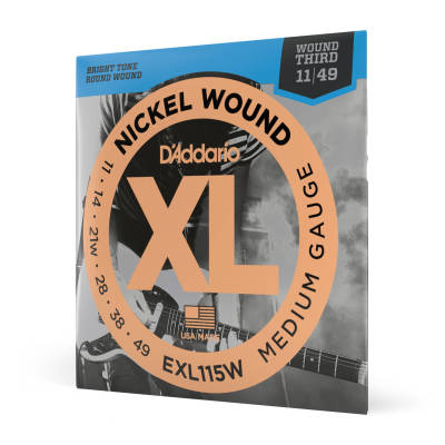 D'Addario EXL115W Nickel Wound BLUES/JAZZ ROCK /WND 3 11-49