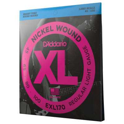 D'Addario EXL170 Nickel Round Wound LONG SCALE 45-100