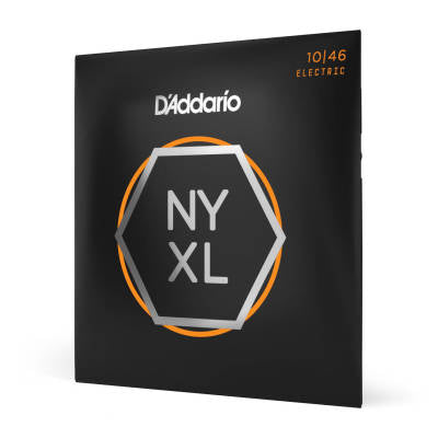D'Addario NYXL1046 Cordes de guitare électrique enroulées en nickel Regular Light 10-46