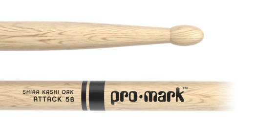 Pro-Mark PW5BW 5B Baguette de tambour en chêne avec pointes en bois