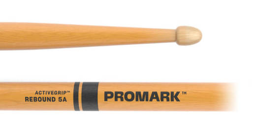 Pro-Mark R5AAGC Rebound 5A ActiveGrip Clear Drumsticks
