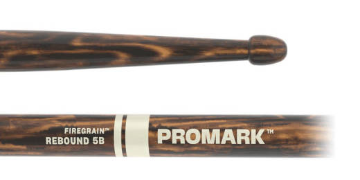 Bâtons à pointe en bois Pro-Mark R5BFG Rebound 5B FireGrain