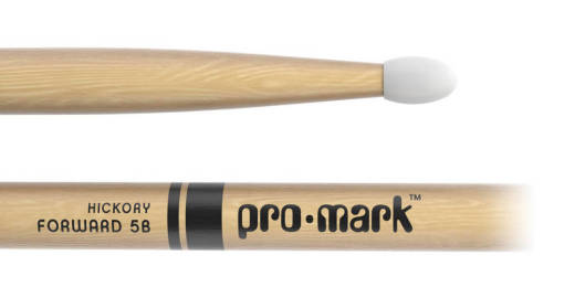 Pro-Mark TX5BN 5B Hickory Drum Stick With Nylon Tip