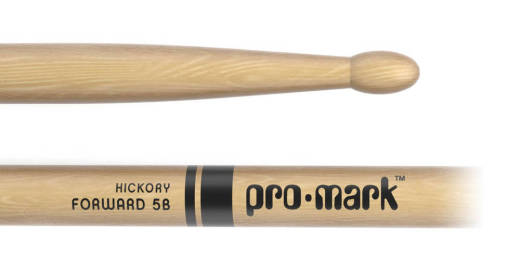 Pro-Mark TX5BW 5B Hickory Drum Sticks with Wood Tips