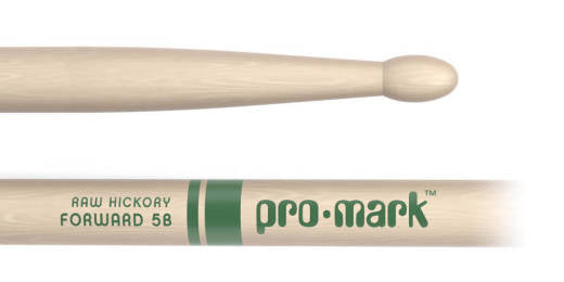 Pro-Mark TXR5BW Hickory 5B Natural Wood Tip Drumsticks