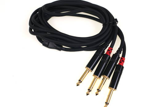 Link Audio LP210PP Câble double 1/4 vers 1/4 Premium - 10 pieds