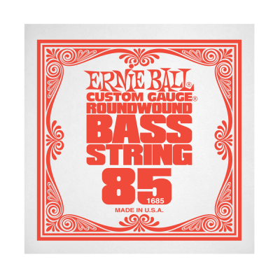 Ernie Ball 1685EB .085 Single Nickel Wound Electric Bass String
