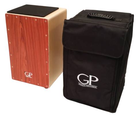 Granite Percussion Cajon Bois de Hêtre Finition Satinée avec Sac