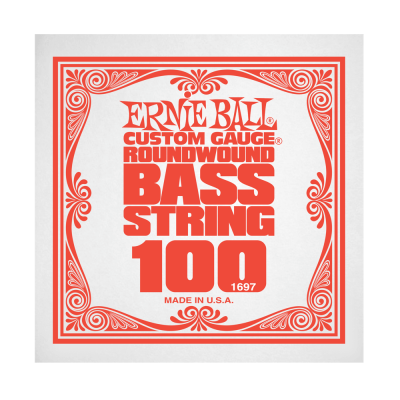 Ernie Ball 1697EB .100 Single Nickel Wound Electric Bass String