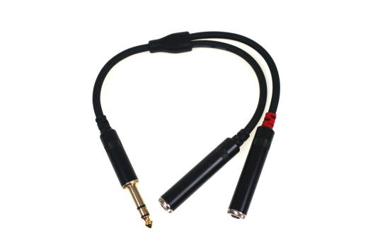 Link Audio LP26Y Premium 1/4 TRS-M to 2 x 1/4-F Adaptor