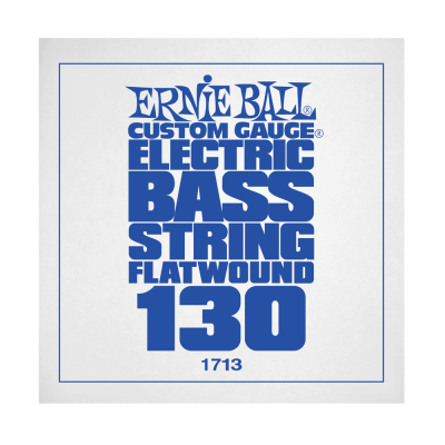 Ernie Ball 1713EB .130 Corde simple pour basse électrique à bobinage plat
