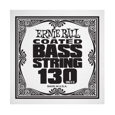 Ernie Ball 0613EB .130 Single Coated Nickel Wound Electric Bass String